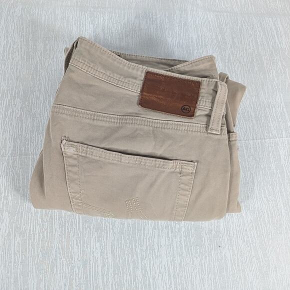 AG Adriana GoldSchmeid The Graduate Tailored Leg Jeans Mens 32x32 Brown Jeans - Picture 1 of 6